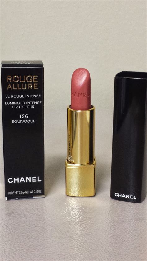 chanel rouge allure 126 equivoque|Chanel Equivoque (126) Rouge Allure Luminous Intense Lip .